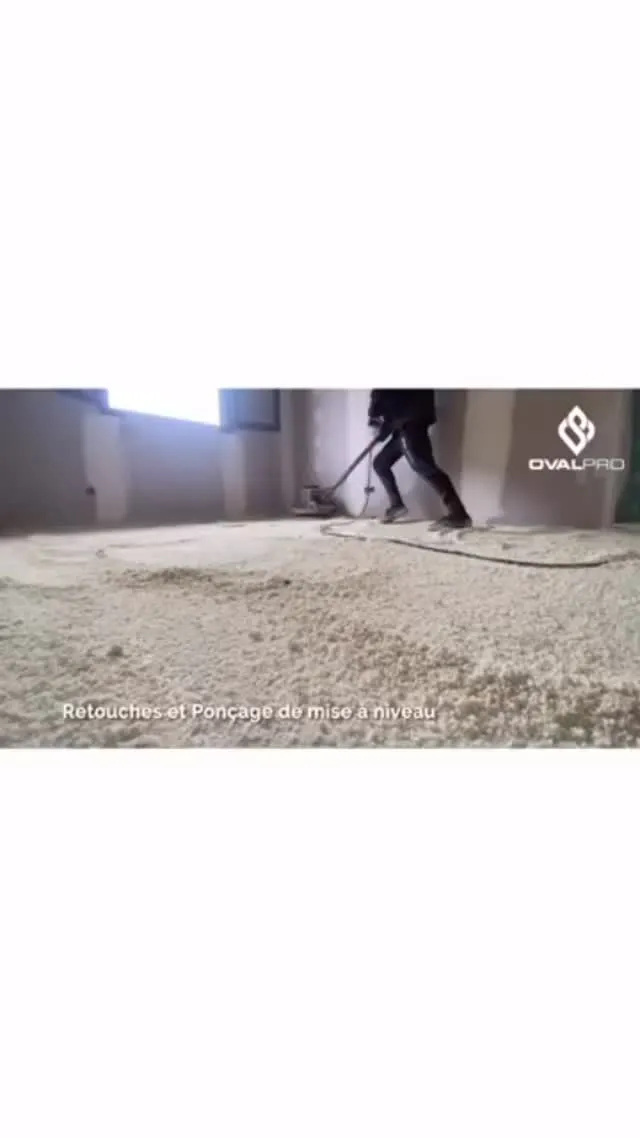 Ponçage chape Ovalpro